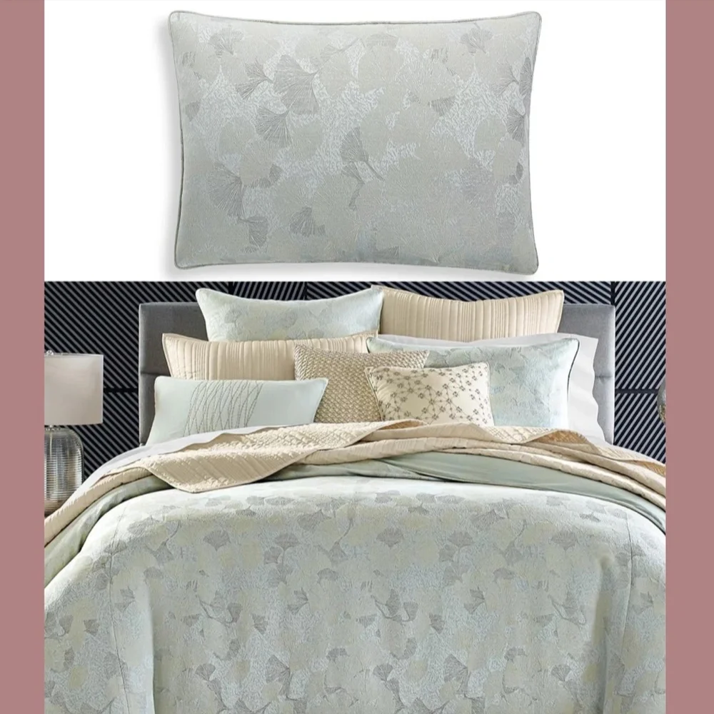 NIB $135 [ 1 King Sham ] Pillow for Hotel Collection Ginkgo‎